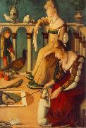 CARPACCIO, Vittore Two Venetian Ladies  dfg Germany oil painting reproduction